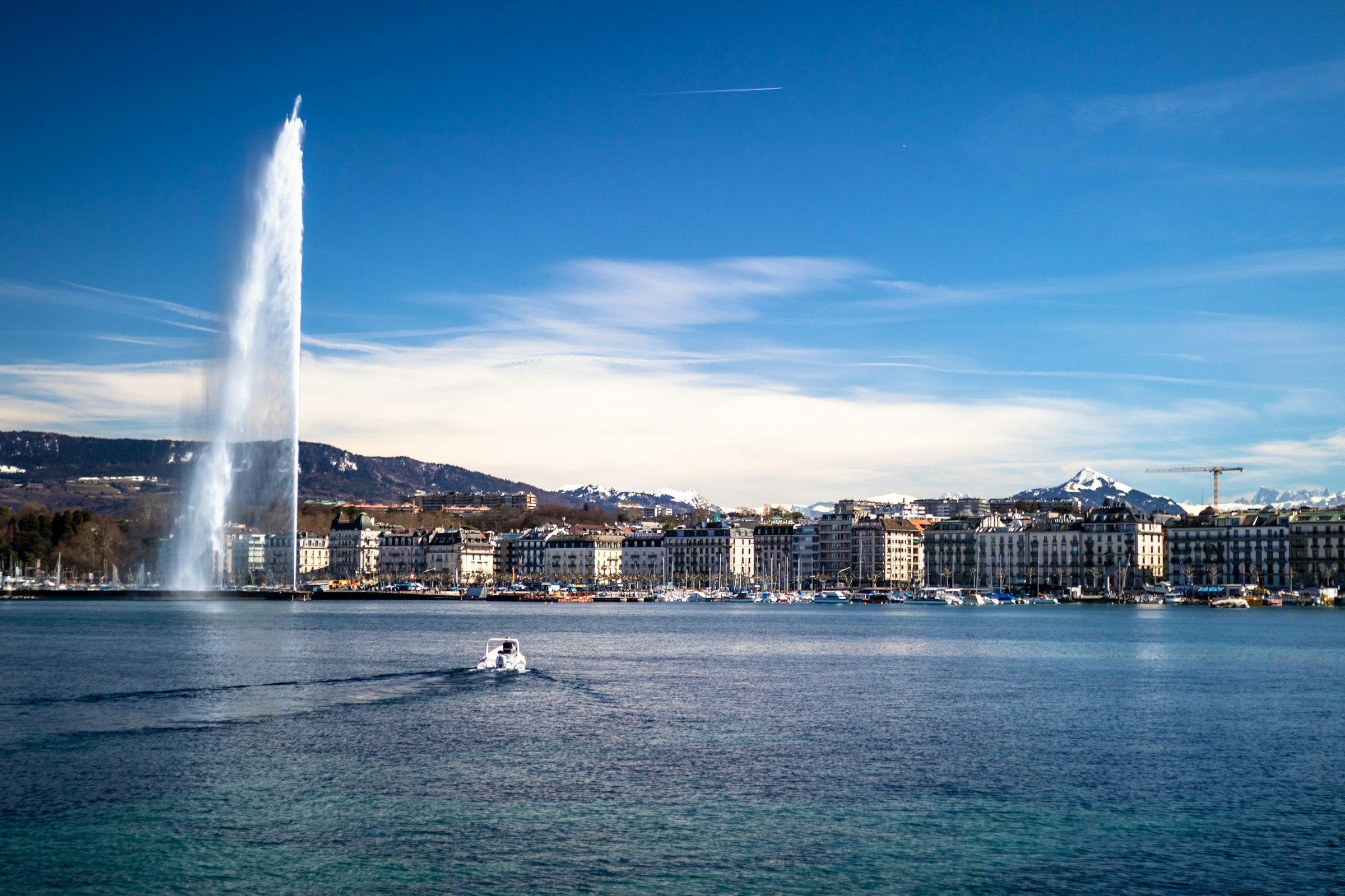 Genève — Jet d'Eau et rade